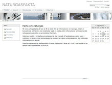 Tablet Screenshot of naturgasfakta.dk